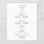 バジェットボホパンパスグラスBフローラ結婚式 チラシ (裏面)