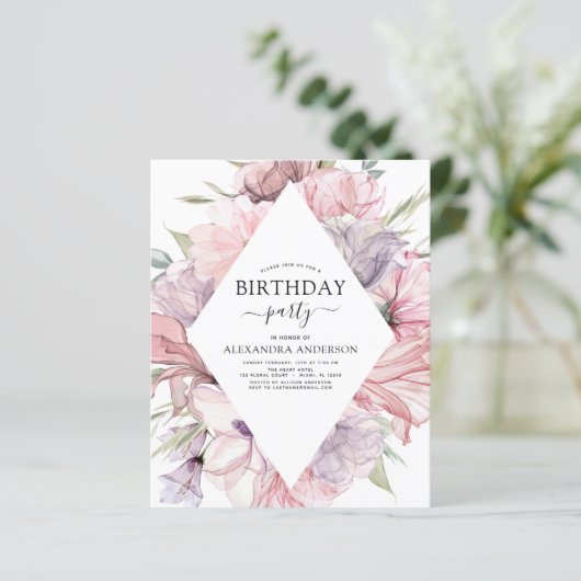 バジェットボホパープルニーエイジ誕生日フローラ (スタンド正面)