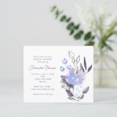 バジェットボホパープルフローラブライダルシャワー招待 (スタンド正面)