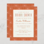 バジェットボホパームリーフラストボタニカルブライダルシャワー (正面/裏面)