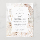 バジェットボホビーチトロピカルベージュ結婚フローラ (正面)