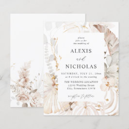 バジェットボホビーチトロピカルベージュ結婚フローラ