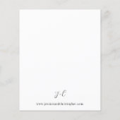 バジェットボホピンクパンパスグラス結婚フローラ (裏面)