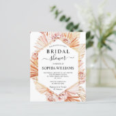 バジェットボホフラワーズブライダルシャワー招待 (スタンド正面)