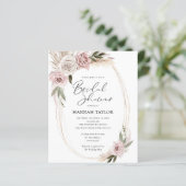 バジェットボホフローラブライダルシャワー招待状 (スタンド正面)