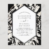 バジェットボホブラックベージュボタニカル結婚ズ (正面)