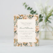 バジェットボホボタニカルムーンブライダルシャワー招待状 (スタンド正面)