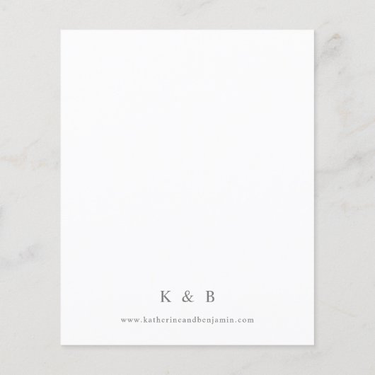 バジェットボホユーカリプトゥス&ベージュ結婚フローラズ2 (裏面)