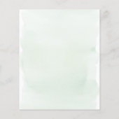 バジェットボホレインボーベイビーシャワー招待状 (裏面)