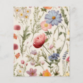 バジェットボホワイルドフラワーボタニッ結婚クス (裏面)