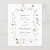 バジェットボホワイルドフラワー結婚ズ (正面)