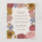 バジェットボホヴィンテージフローラ秋庭園の結婚式 (正面)