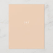 バジェットボホーカッパーパス&ベージュフローラメニュー (裏面)