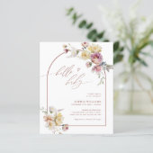 バジェットボホーガーデンバラベビーシャワー招待状 (スタンド正面)