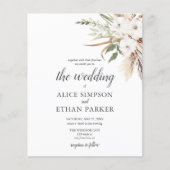 バジェットボホーグリーンリーパムパグラス結婚ズ (正面)