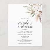 バジェットボホーグリーンリーパンプーグラスカップルシャワー (正面)