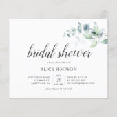 バジェットボホーグリーンリーユーカリブライダルシャワー (正面)