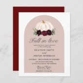 バジェットボホ秋インラブフローラパンプキン結婚ズ (正面/裏面)