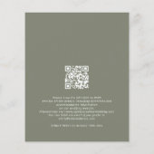 バジェットボホ秋花模様セージボヘミ結婚アン (裏面)