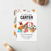 バジェットボーイズスポーツボールオールスター子供の誕生日 ノートカード (正面/裏面インサイチュ)