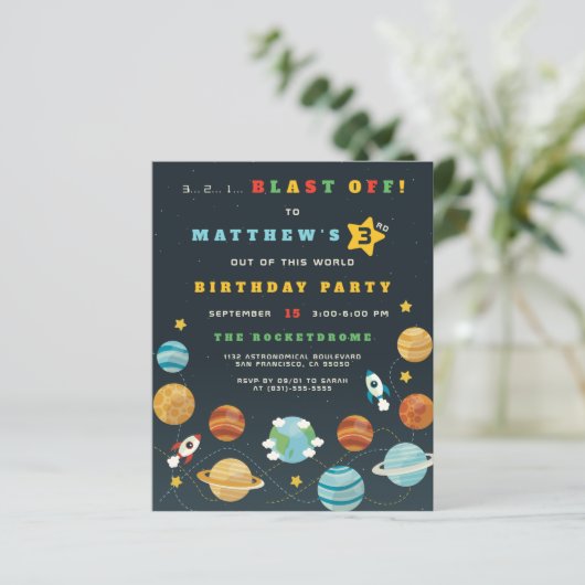 バジェットボーイズ宇宙ロケット誕生日パーティー (スタンド正面)