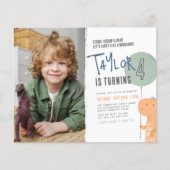 バジェットボーイズ恐竜をテーマにした誕生日パーティーの写真 (正面)