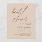 バジェットボーブライダルシャワースクリプトのミニマル (正面)