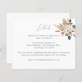 バジェットボーホコッパーパスグラスフローラ詳細