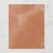 バジェットボーホシアルテラコッタブライダルシャワー (裏面)