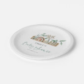 バジェットボーホシェルフトイズセージ赤ちゃんシャワー ペーパープレート (アングル)