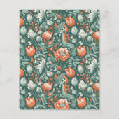 バジェットボーホシックレトロカラフルフローラ結婚ズ (裏面)