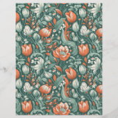 バジェットボーホシックレトロカラフルフローラ結婚ズ チラシ (裏面)