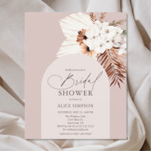 バジェットボーホドライパーム葉ブライダルシャワー