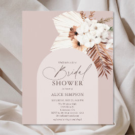 バジェットボーホドライパーム葉ブライダルシャワー