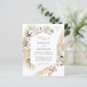 バジェットボーホパンパスグラスビーチフローラ結婚ズ (スタンド正面)