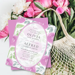 バジェットボーホピンクフローラウォーター結婚カラー