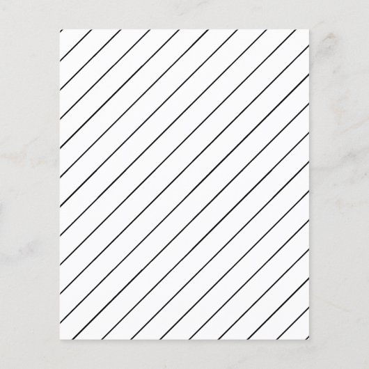 バジェットボーホーアーチ白黒結婚式招待状 (裏面)