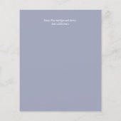 バジェットボーホーウッドランドキツネ結婚フローラモダン (裏面)