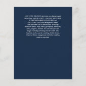 バジェットボーホーウッドランドキツネ結婚フローラモダン (裏面)