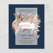 バジェットボーホーウッドランドキツネ結婚フローラモダン (正面)