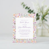 バジェットボーホー自転車フローラスクリプトブライダルシャワー (スタンド正面)