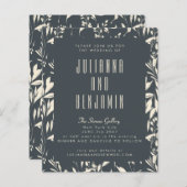 バジェットボーモダンホブラックハンドドローフローラ結婚ズ (正面/裏面)