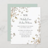 バジェットボー素朴ホ葉庭園の結婚式 (正面/裏面)