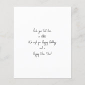 バジェットポインセチアフレームVフォトホリデー (裏面)