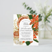 バジェットポインセティシトラスブライダルシャワー招待 (スタンド正面)