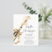 バジェットポップ・アートの金ゴールドザシャンパンブライダルシャワー (スタンド正面)