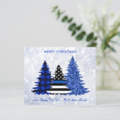 バジェットポリスクリスマスブループレイドグリッターホリデー (スタンド正面)