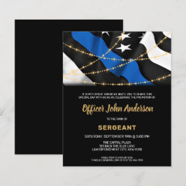 バジェットポリスプロモーションシンブルーライン招待状