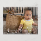 バジェットマイクリスマスキャットクリスマスホリデー写真 (正面)