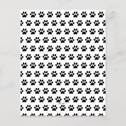 バジェットマイクリスマスペットキャットクリスマスカード (裏面)